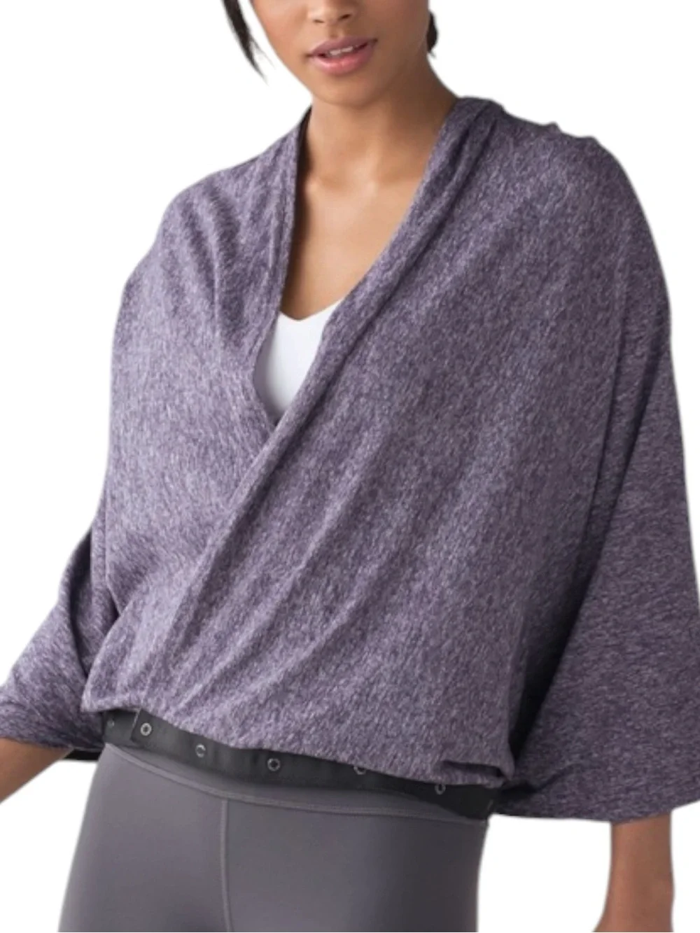 LULULEMON Vinyasa Scarf *Rulu in Heathered Artic Plum /Black — NEW WITH TAGS!!!